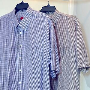 Pair IZOD Short Sleeve Shirts 2XL